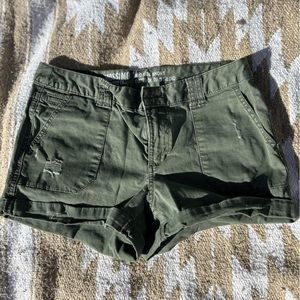 Green shorts